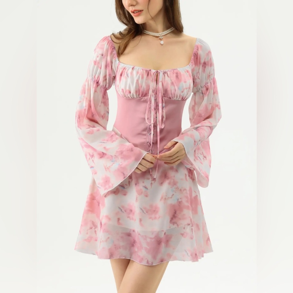 CIDER ENCHANTED MOMENTS CORSET MINI DRESS